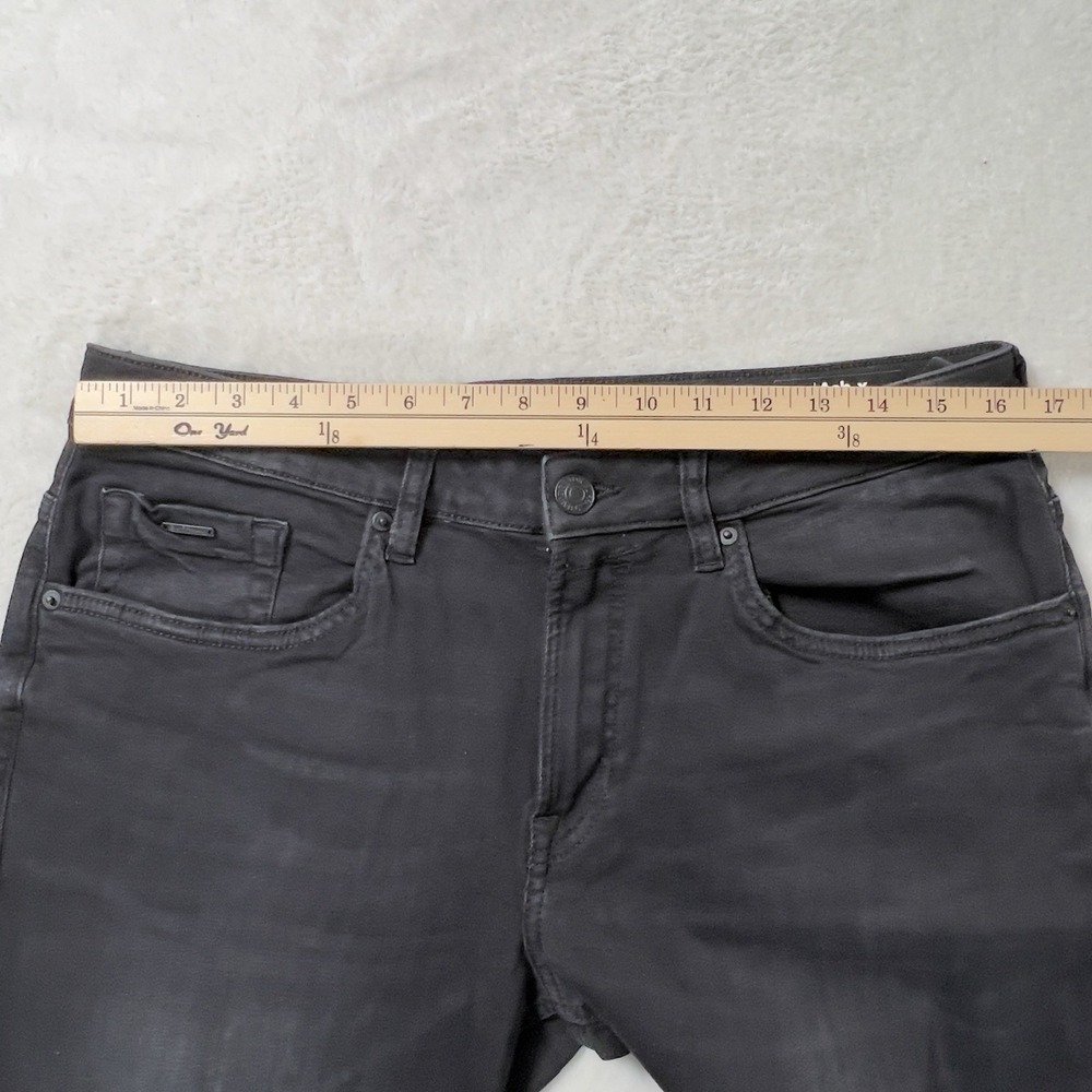 Buffalo David Bitton Jeans Ash-X Slim Stretch Mens Sz 33x34 Black Rinse NWT - Picture 10 of 13